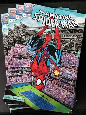 2026 US Open x Marvel The Amazing Spiderman 1 Comic Fan Access Week USTA Promo