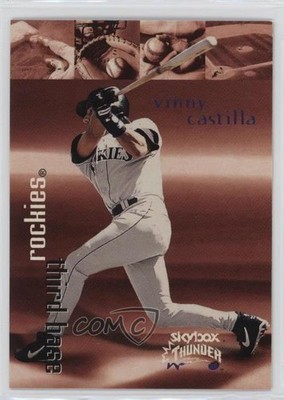 1999 Skybox Thunder Rant Vinny Castilla #190 0b3