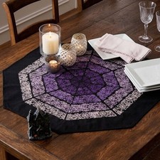 Herrschners  Ombre Cobwebs Table Topper Stamped Cross-Stitch Kit