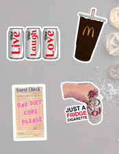 Diet Coke 4pc Sticker Pack