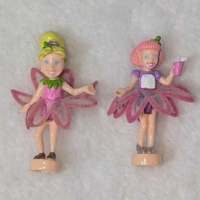 Vintage Polly Pocket Bluebird Fruit Surprises Strawberry 2 Fairy Doll Part Piece