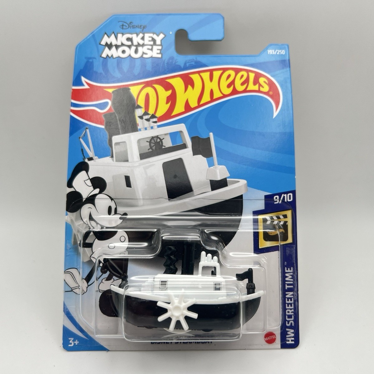 Hot Wheels Disney Mickey Mouse Steamboat Willie 193/250 HW Screen