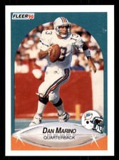 1990 Fleer #244 Dan Marino Miami Dolphins