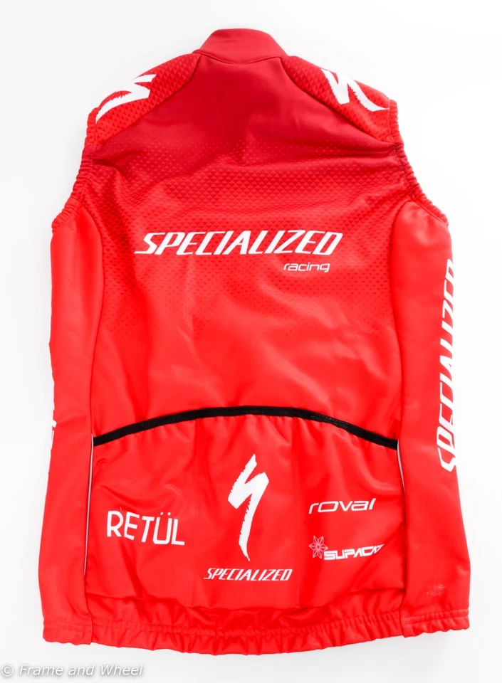 Specialized Racing Sleeveless Cold Weather Cycling Vest M polyester women red - Image 3 of 4