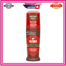 KIWI Instant Shine and Protect Brown Liquid Shoe Polish 2.5 oz 1 Bottle