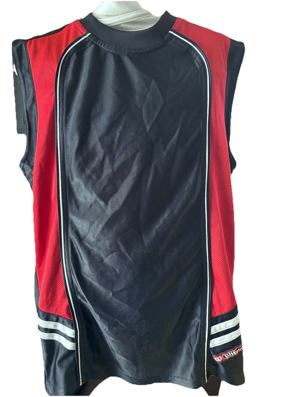 Wilson Tank Top L Athletic Workout Shirt 100% Cotton Sleeveless