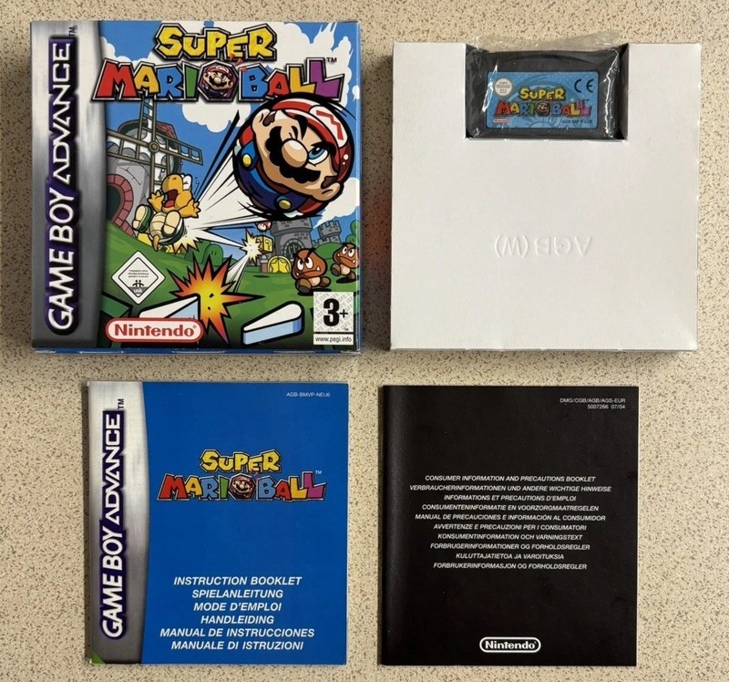 SUPER MARIO BALL NINTENDO GAME BOY ADVANCE