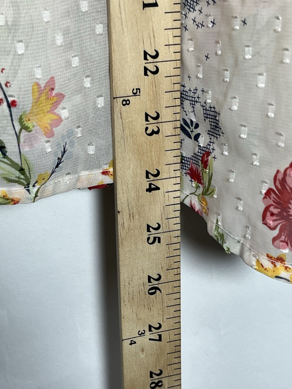 Time and Tru Lace Peasant Top Women’s Size M 8-10 Ivory Floral 2 Piece Boho