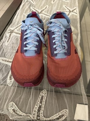 Flux Adapt Trail Runner Mens 9 Womens 10.5  Orange Blue Running Shoes