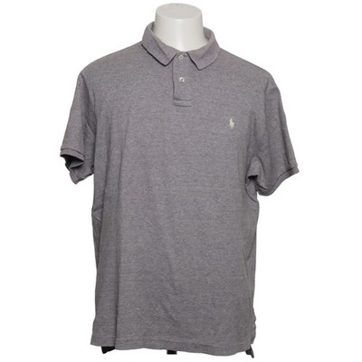 Polo Ralph Lauren, Poloshirt, Größe: XL, Custom Fit, Grau, Baumwolle #ImY