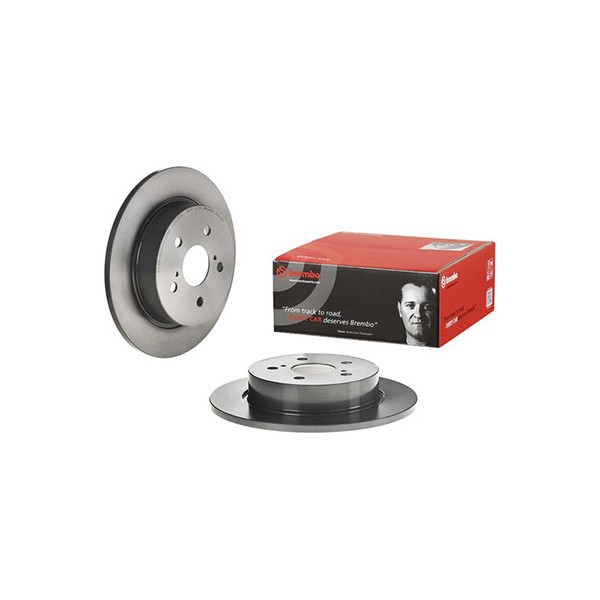 08.E033.11 Brake Disc x2 Rear PRIME LINE - UV Coated Fits Toyota C-HR Van Brembo