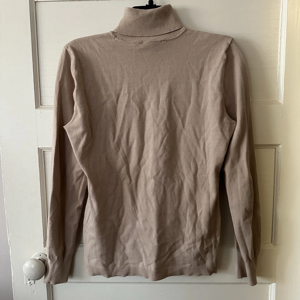 Свитер с водолазкой желтовато-коричневый Antonio Melani размер L - Изображение 3 из 4