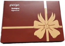 NEW Vinisigns LED Note/Art Acrylic Dry Erase Board, 13.7"X10" 4 Color Modes