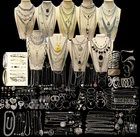 9.15 Lbs Vintage to Now Silver Tone Jewelry Lot TRIFARI MONET AVON + 249 pcs #29