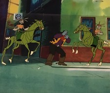 Real Ghostbusters Original  Animation Production Art Cel  DIC