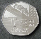 2026 100th ANNIVERSARY OF THE BRITISH GRAND PRIX 50p FIFTY PENCE COIN IN STOCK