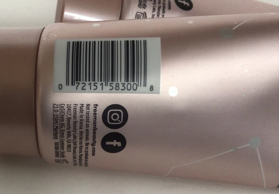 NEW FREEMAN Cosmic Metallic Peel-Off Mask Soothing Rose Gold, 6 fl. oz.-Lot of 2 - Image 4 of 4