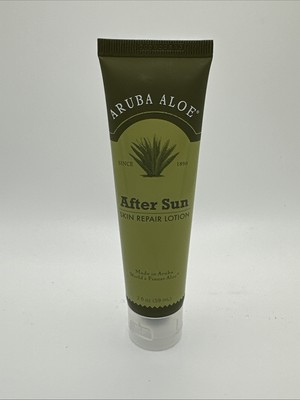 New & Sealed Aruba Aloe After Sun Skin Repair Lotion Vitamin E 2 Oz Travel Size