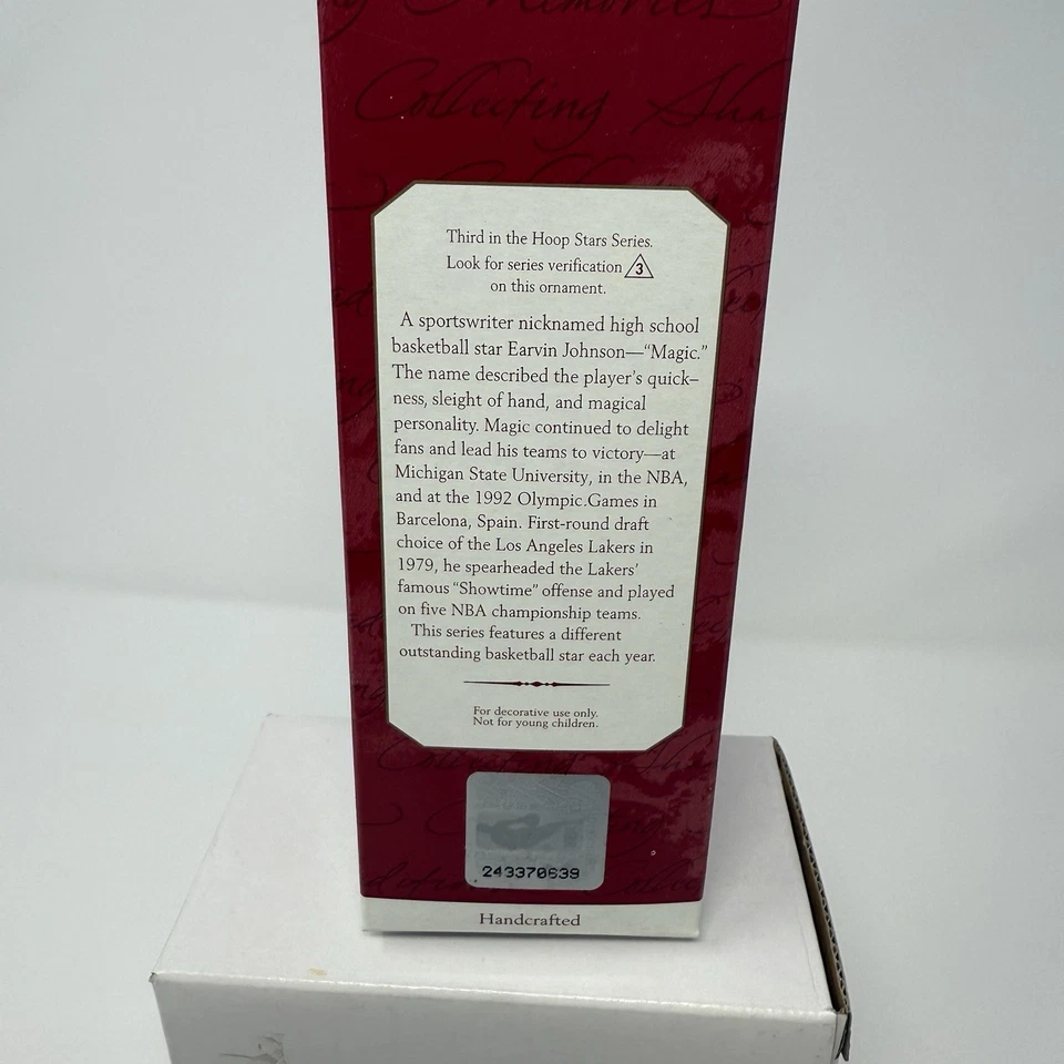 Ornamento de recuerdo de sello Magic Johnson 1997 de colección Foto 2 de 4