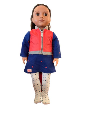 #ad Our Generation 18quot; Doll Leslie No Husky Not Sold In Stores 2019 $19.99