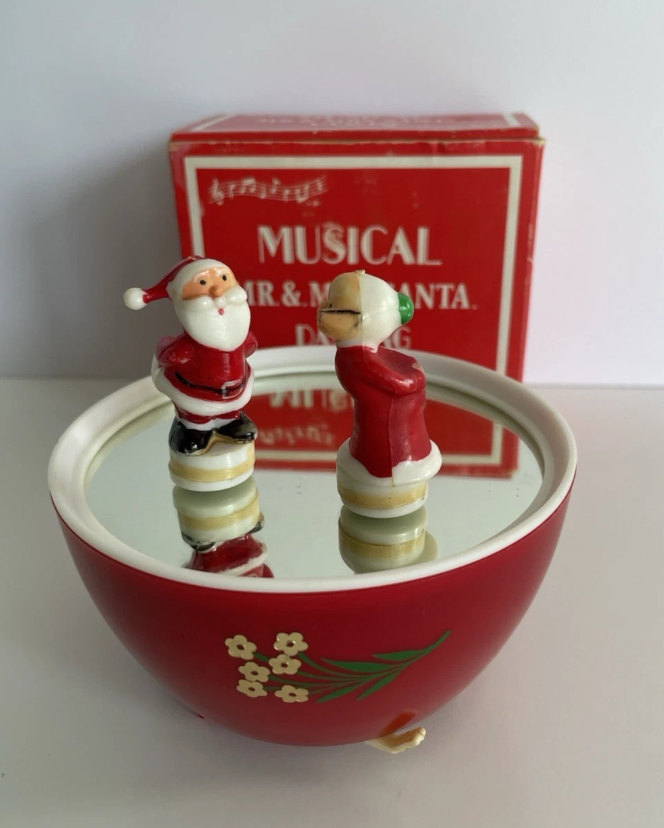 Santa Music Box In Santa Figures (1946-1990) for sale | eBay