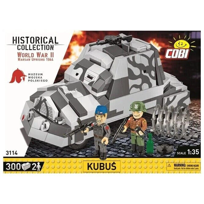Cobi 3114 Kubus 1:35 Bausatz 300 Teile 2 Figuren sofort lieferbar!