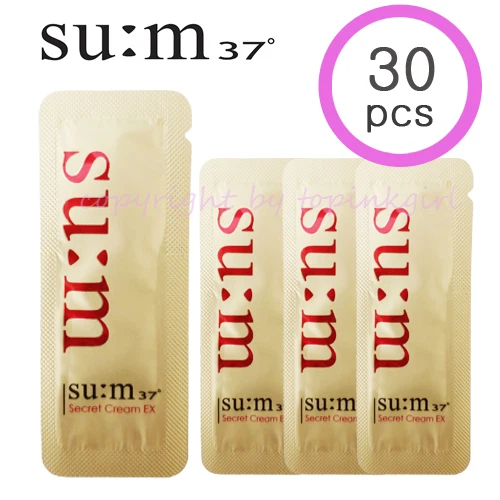 30pcs x SU:M 37 Secret Cream EX,Anti Wrinkle Moisture Cream Fermentation  SUM 8801051761030 | eBay