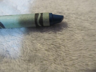 Green Blue Crayola Crayon Retired gently used Binny and Smith USA