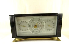 Vintage MCM Airguide Instrument co Table Top Barometer Temperature Humidity