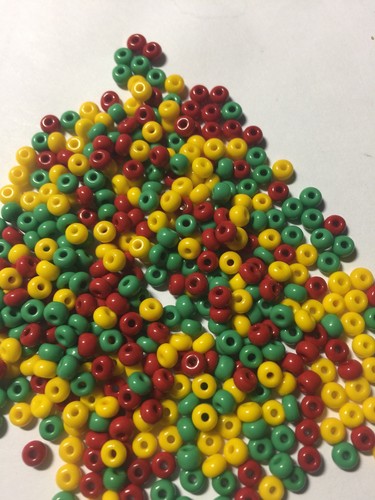 Irie Rasta Red Yellow Green Black Beads - Picture 27 of 86