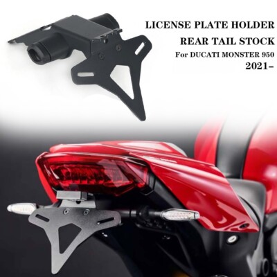 License Plate Holder Rear Tail Tidy Fender Bracket For Ducati Monster 950  2021-