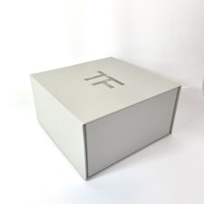 Authentic TOM FORD Square Empty Gift Box Container Gray 7.75"x7.75"x4.25"