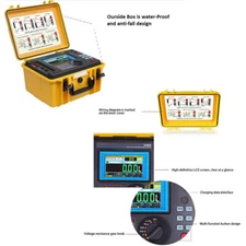Insulation Resistance Test Of Large-Scale Devices Be Charged By Touch Screen10KV