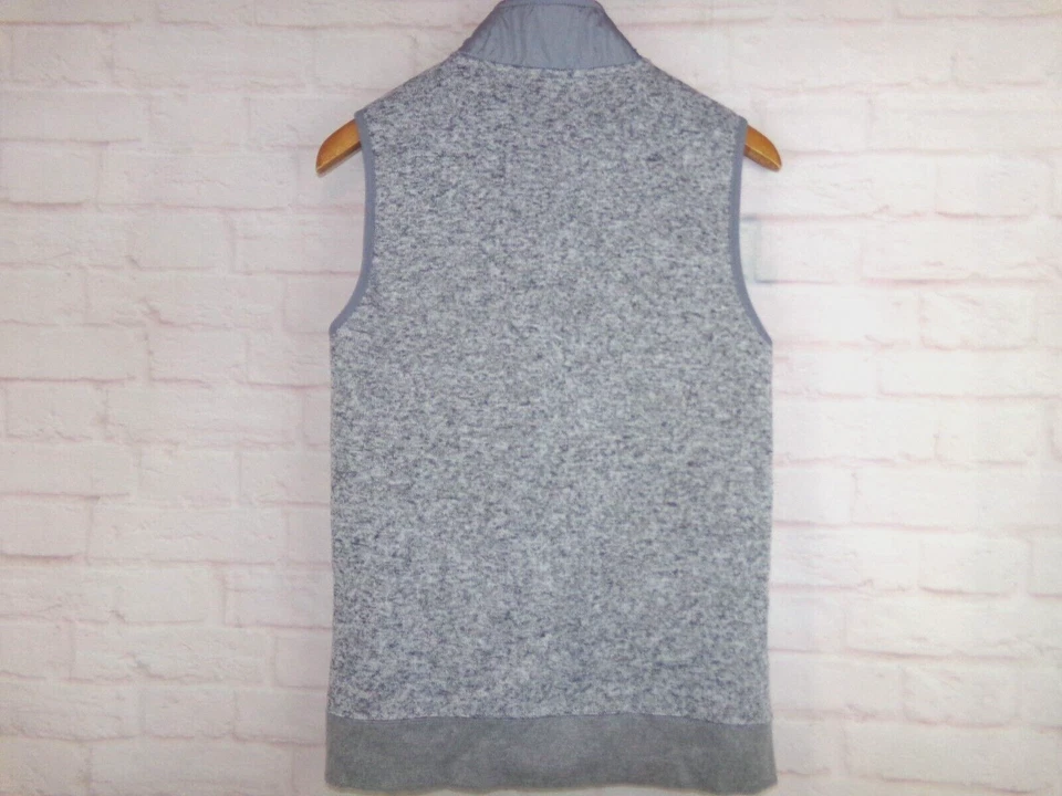 Chaleco Suéter Crown and Ivy Niños Talla XL Gris Tejido Cremallera Foto 4 de 4