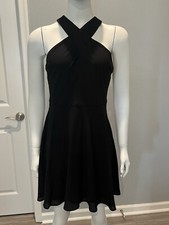 Women's Black Dress EXPRESS Cocktail Elegant Size 6