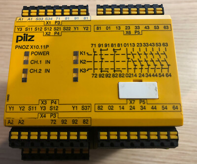 PILZ PNOZ X10.11P (787750) Sicherheitsschaltgerät / Relais / Not-Aus