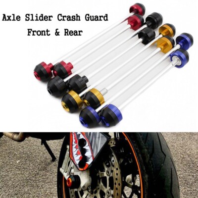 For Tifer 660 Tiger 900 Trident 660 Front Rear Axle Protector Crash Slider Kit