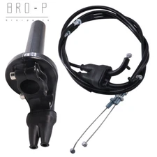 Twist Throttle Accelerator Grip & Throttle Cable Fit Honda CRF250R 2004-2005 07