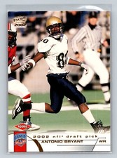2002 Pacific Football Card #487 Antonio Bryant Rookie RC. rookie card picture