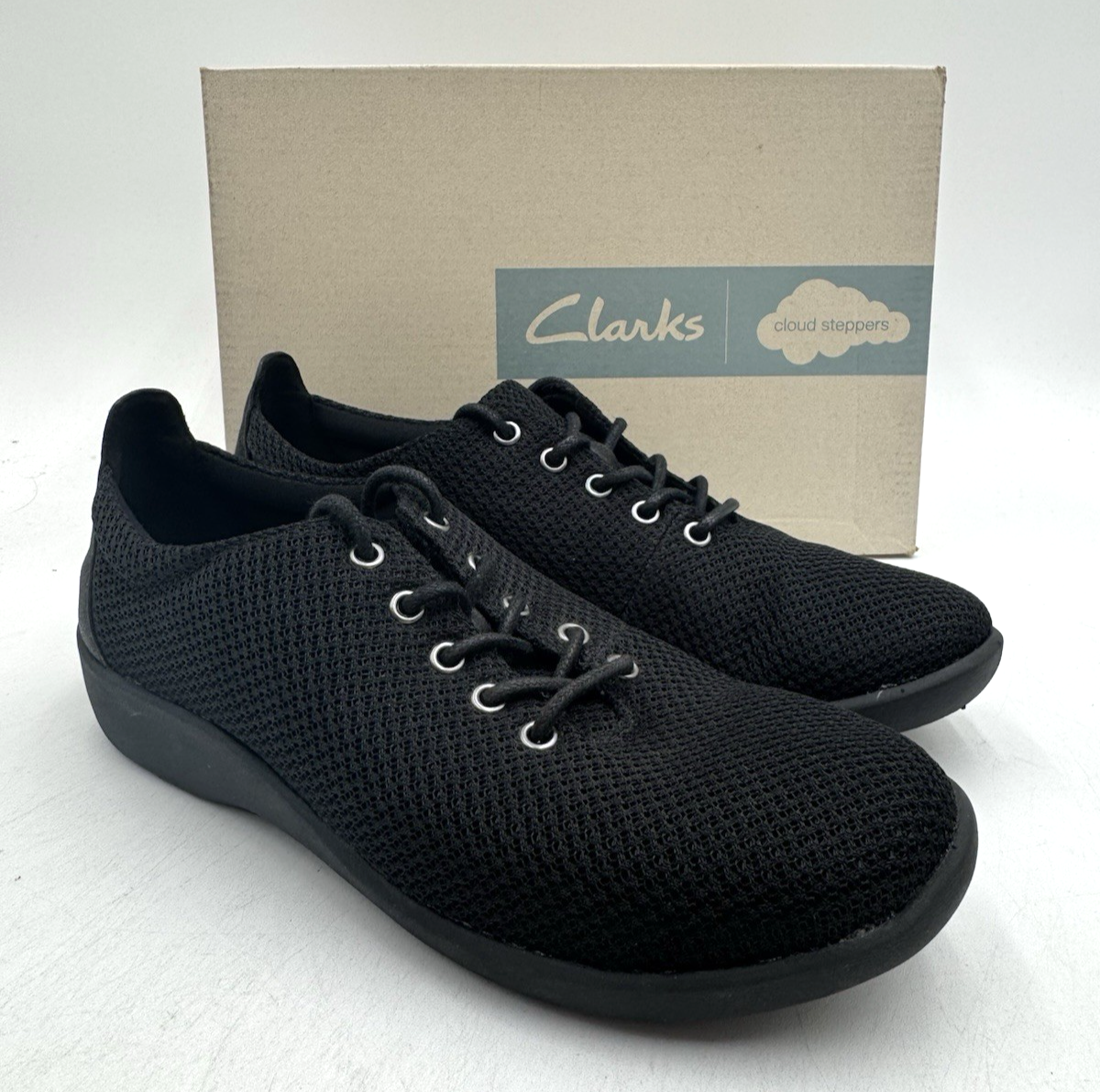 Clarks SILLIAN TINO Women's NEW Casual Shoe Black US Size Medium