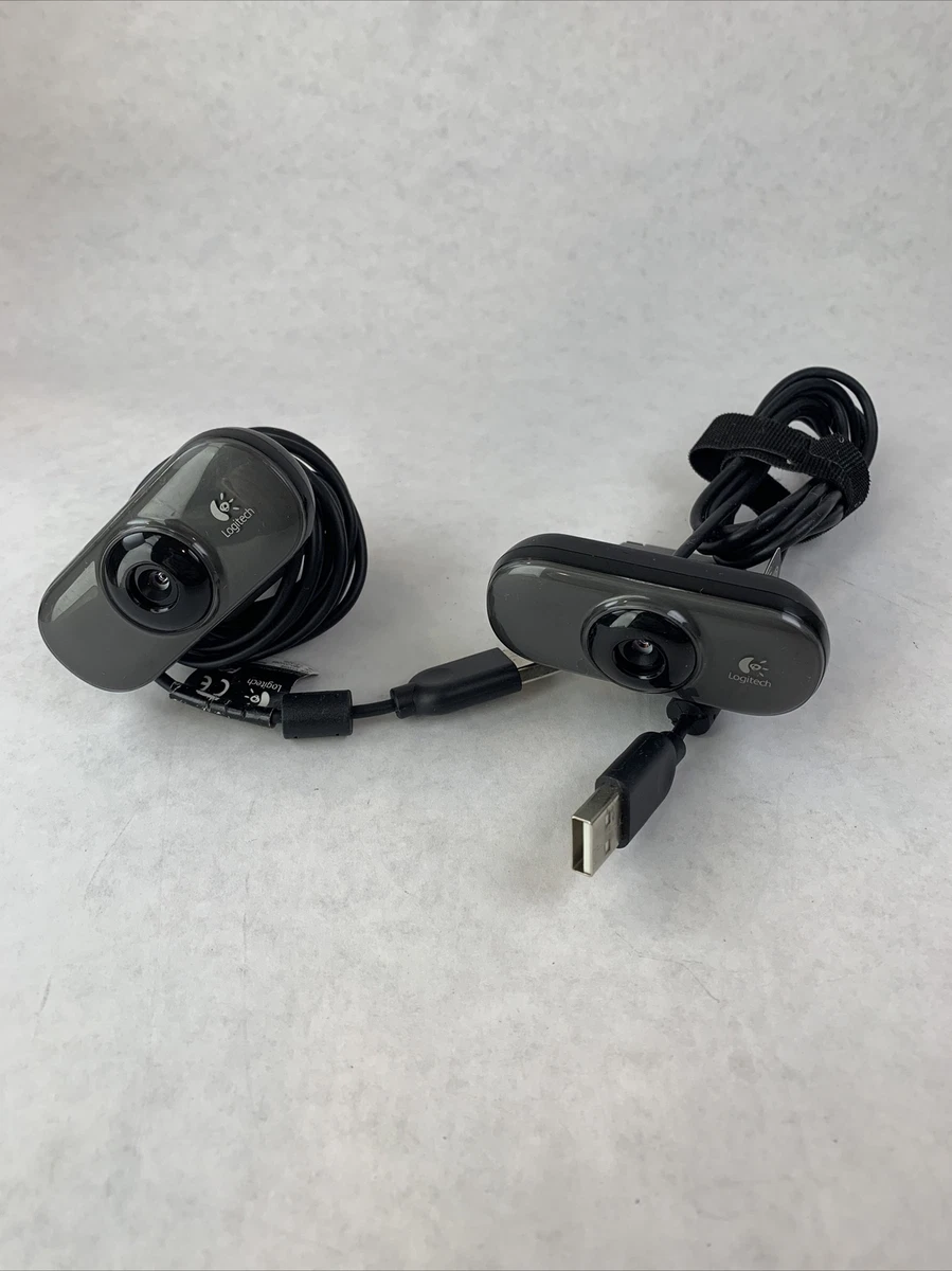 LOT OF 2 Logitech C210 Webcam V U0019 USB Virtual Skype Zoom