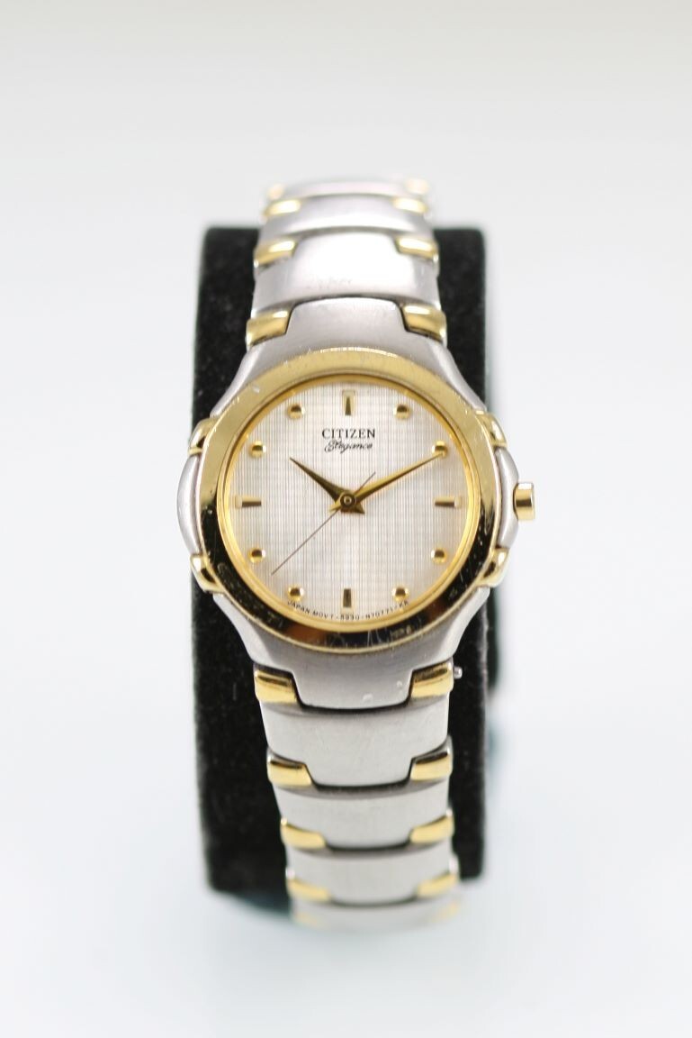 Citizen Elegance Watch Women Stainless Silver Gold Water  display picture 2