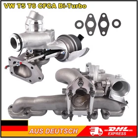 Für VW 2.0 TDI Transporter T5 T6 Multivan Bi Turbolader 180PS 132 KW 10009880027