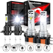 FOR Alfa Romeo Stelvio 2019 4x Headlight  H15 High Beam H7 LOW Beam white 