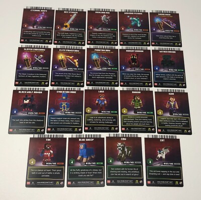 Minecraft Dungeons Arcade Cards Series 4 (#119-#137) 