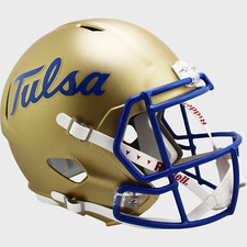 TULSA GOLDEN HURRICANE NCAA Riddell SPEED Full Size Replica Football Helmet