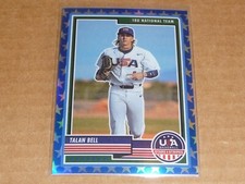 2023 Panini USA STARS STRIPES OPTICHROME TALAN BELL BLUE /75 M1292