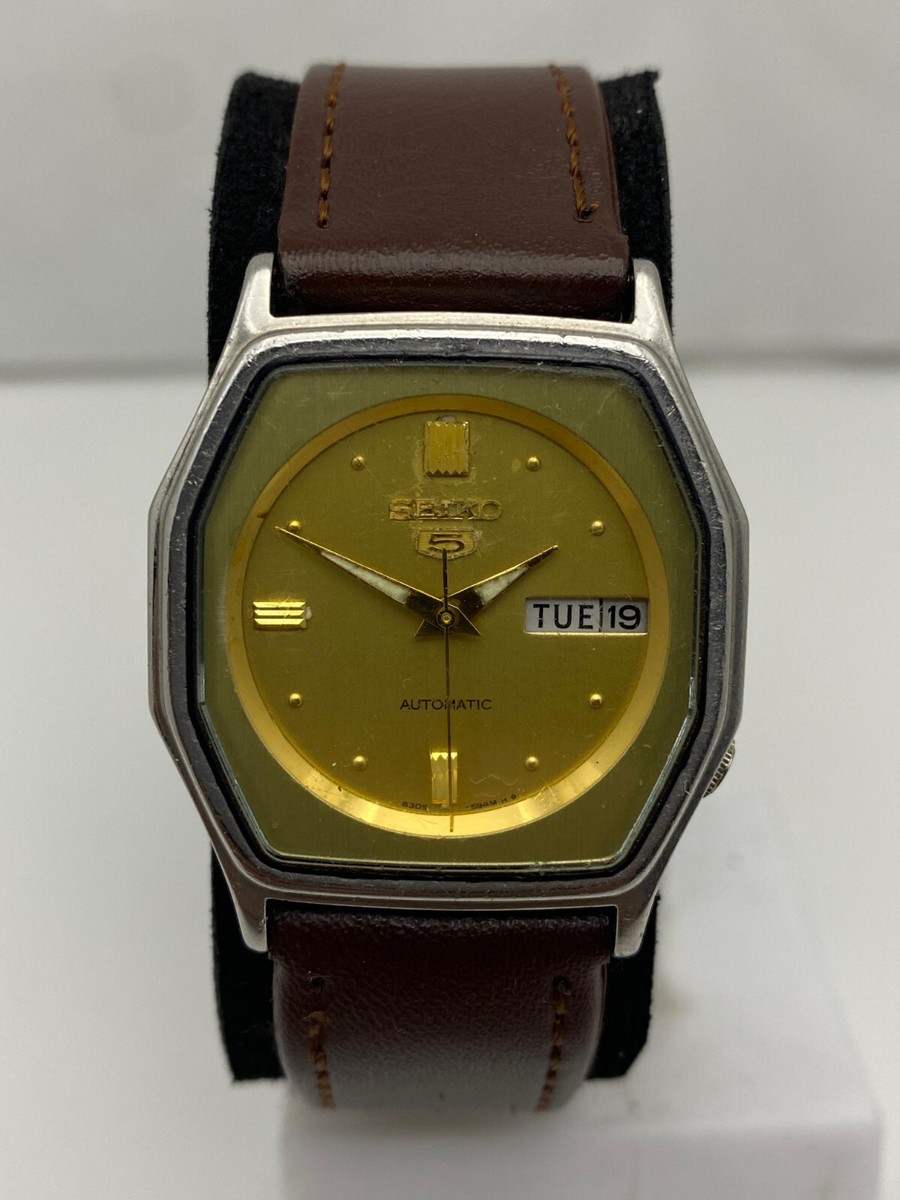 Vintage Seiko 5 6309-5830 Automatic 17 Jewels Watch Japan | eBay
