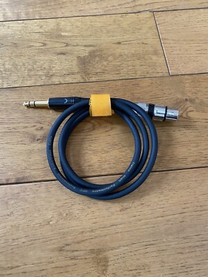 PRO TISINO XLR-Stecker auf 1/4 Zoll 6,35 mm TRS Klinke Kabel symmetrisch Signalanschluss neu