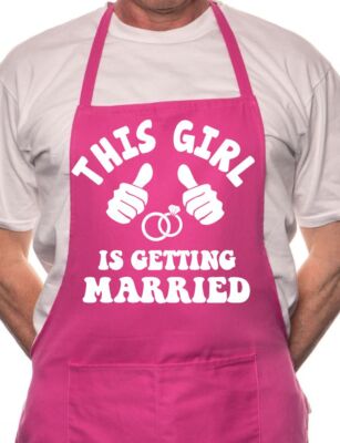 Dieses Mädchen heiratet BBQ Kochen lustige Neuheit Schürze